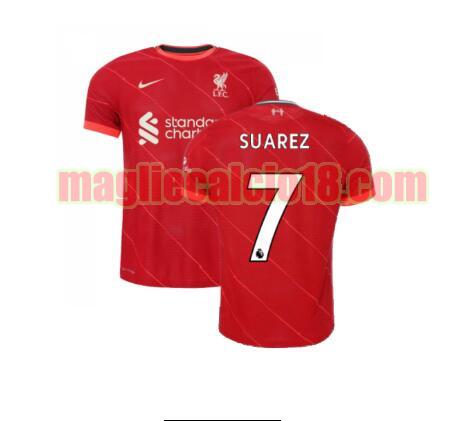 maglia liverpool 2021-2022 prima suarez 7
