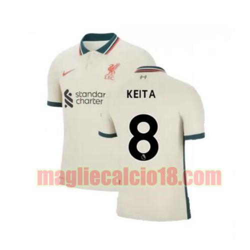 maglia liverpool 2021-2022 seconda keita 8