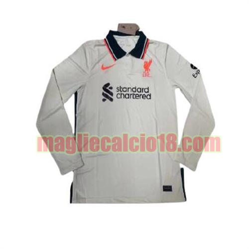 maglia liverpool 2021-2022 seconda manica lunga