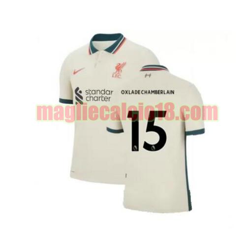 maglia liverpool 2021-2022 seconda oxlade chamberlain 15