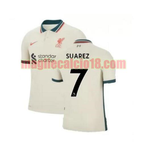 maglia liverpool 2021-2022 seconda suarez 7