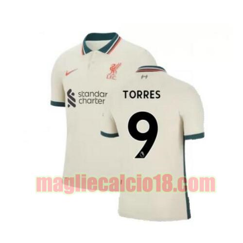 maglia liverpool 2021-2022 seconda torres 9