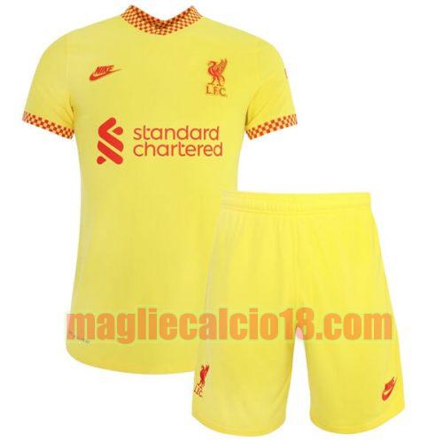 maglia liverpool 2021-2022 terza bambino