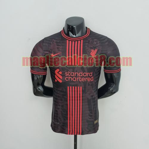 maglia liverpool 2022-2023 formazione rosso nero poco prezzo