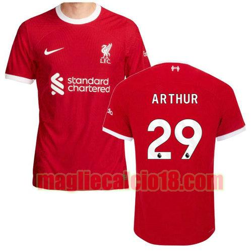 maglia liverpool 2023-2024 arthur 29 prima