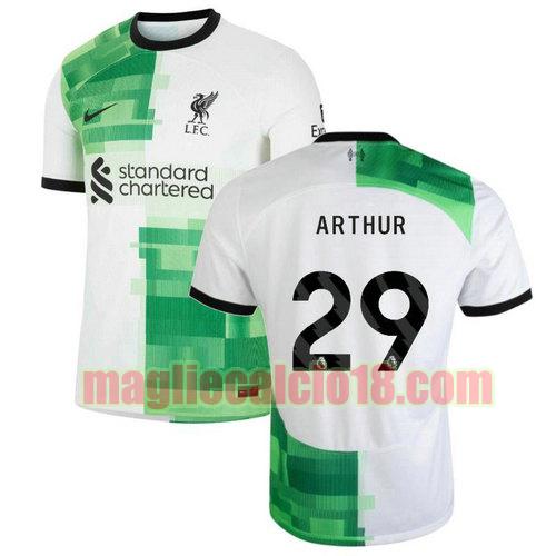 maglia liverpool 2023-2024 arthur 29 seconda