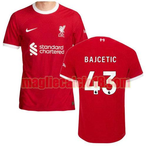 maglia liverpool 2023-2024 bajcetic 43 prima