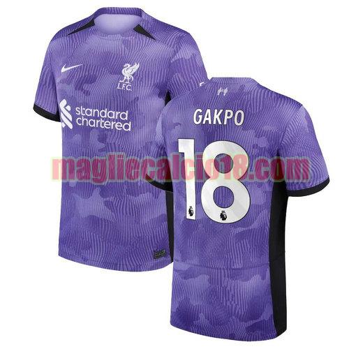 maglia liverpool 2023-2024 gakpo 18 terza