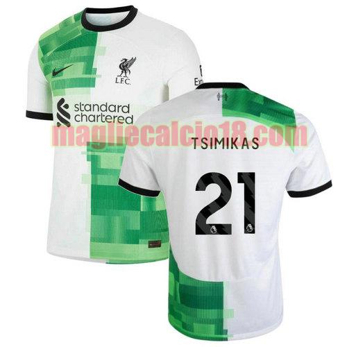 maglia liverpool 2023-2024 tsimikas 21 seconda