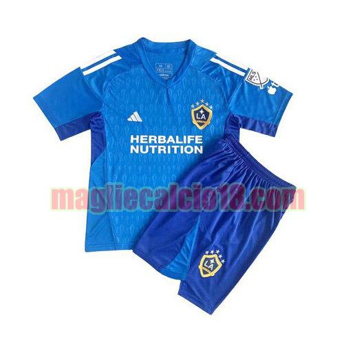 maglia los angeles galaxy 2023-2024 blu bambino poco prezzo portiere