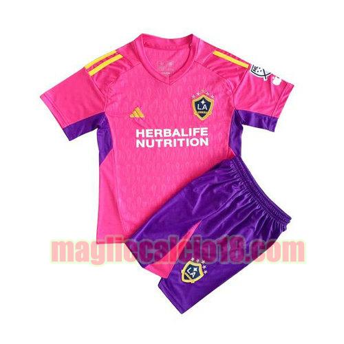 maglia los angeles galaxy 2023-2024 rosa bambino poco prezzo portiere