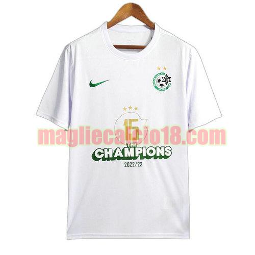 maglia maccabi haifa 2023-2024 bianco champions