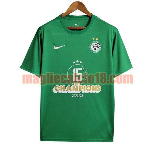 maglia maccabi haifa 2023-2024 verde champions
