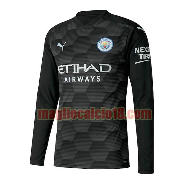 maglia manchester city 2020-2021 prima portiere mancia lunga