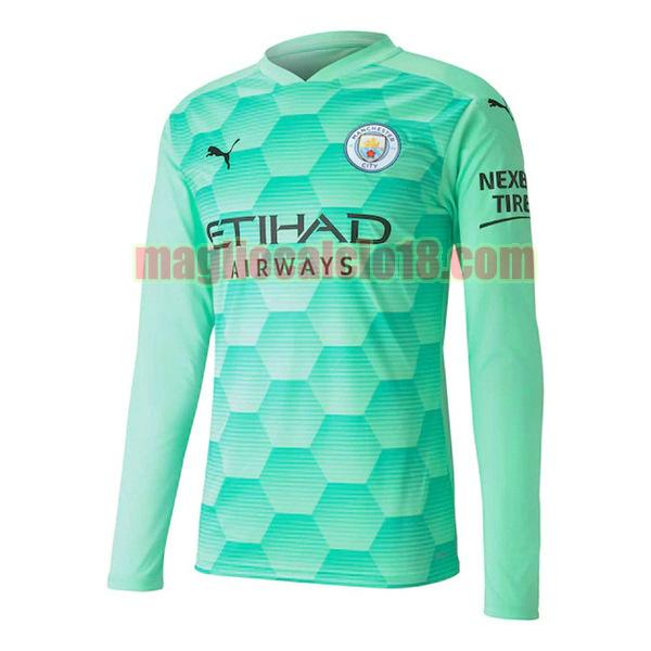 maglia manchester city 2020-2021 seconda portiere mancia lunga
