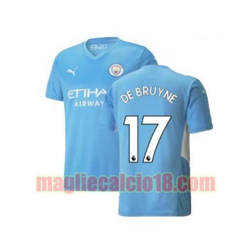 maglia manchester city 2021-2022 prima de bruyne 17