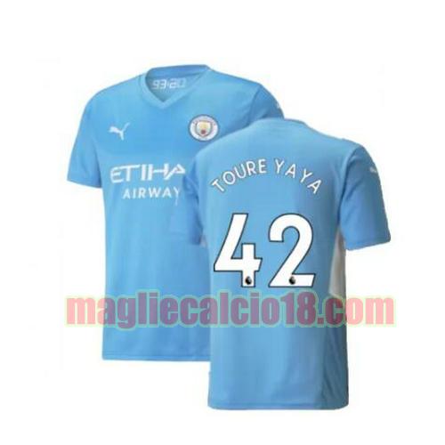maglia manchester city 2021-2022 prima toure yaya 42