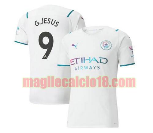 maglia manchester city 2021-2022 seconda g.jesus 9