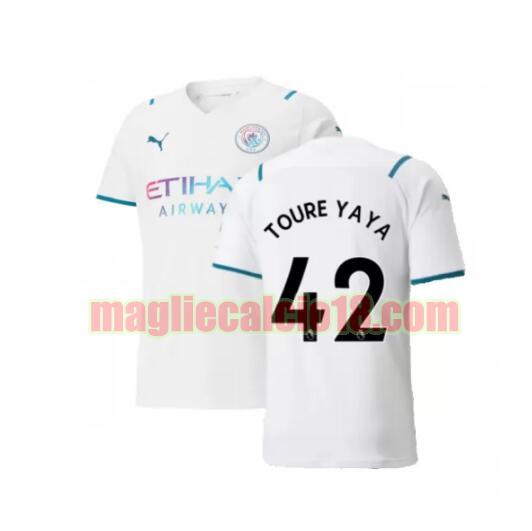 maglia manchester city 2021-2022 seconda toure yaya 42