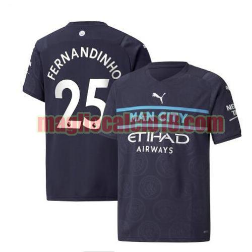 maglia manchester city 2021-2022 terza fernandinho 25