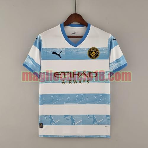 maglia manchester city 2022-2023 commemorative bianco blu