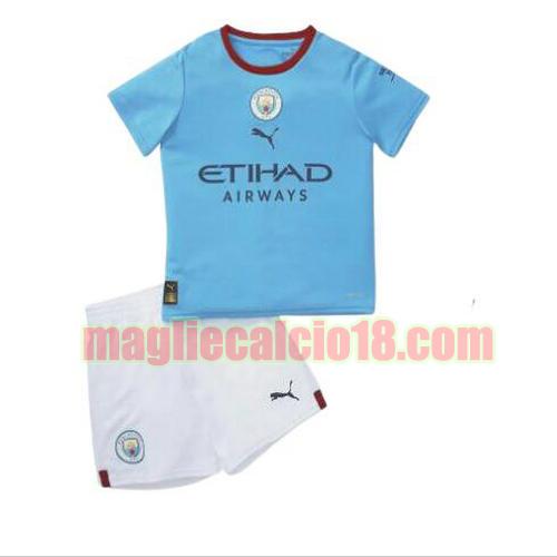 maglia manchester city 2022-2023 prima bambino