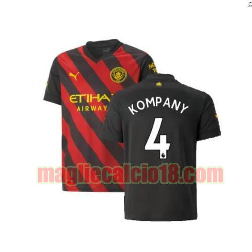 maglia manchester city 2022-2023 seconda kompany 4