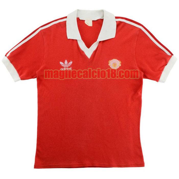maglia manchester united 1980-1982 prima rosso