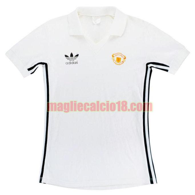 maglia manchester united 1980-1982 seconda bianca