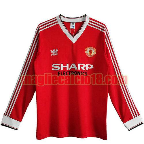 maglia manchester united 1983-1984 prima manica lunga