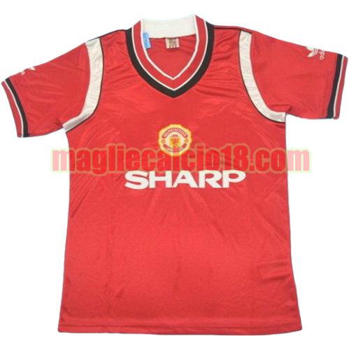 maglia manchester united 1985-1986 prima divisa manica corta