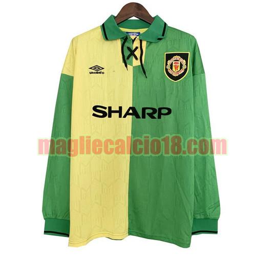 maglia manchester united 1992-1994 manica lunga seconda