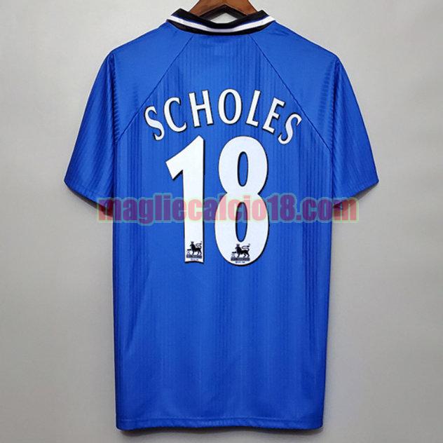 maglia manchester united 1996-1997 terza bluscholes 18