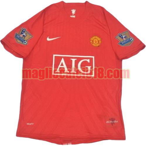 maglia manchester united 2008-2009 prima divisa manica corta