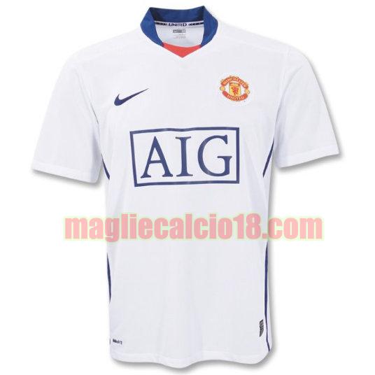 maglia manchester united 2008-2009 seconda bianca