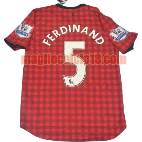 maglia manchester united 2012-2013 prima divisa ferdinand 5