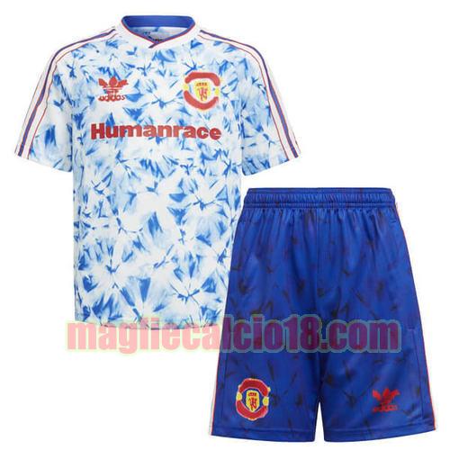 maglia manchester united 2020-2021 human race bambino