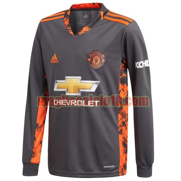 maglia manchester united 2020-2021 prima portiere mancia lunga