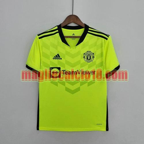 maglia manchester united 2022-2023 verde fluorescente
