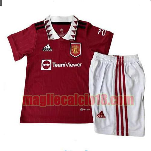 maglia manchester united 2022-2023 prima bambino