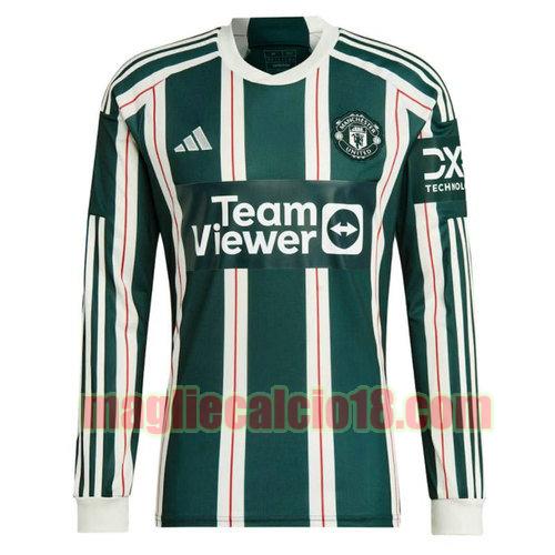 maglia manchester united 2023-2024 manica lunga seconda