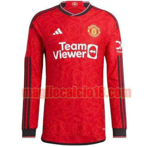 maglia manchester united 2024-2025 manica lunga prima