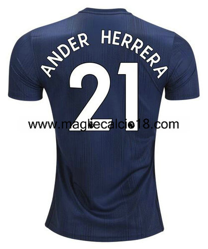 maglia manchester united Ander Herrera seconda divisa 2018-2019