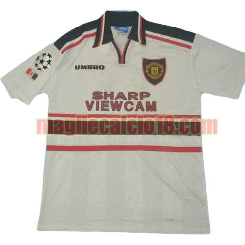 maglia manchester united lega 1998-1999 seconda divisa manica corta