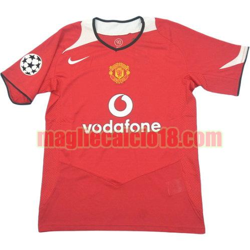 maglia manchester united lega 2006-2007 prima divisa manica corta