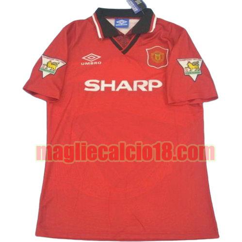 maglia manchester united pl 1995-1996 prima divisa manica corta