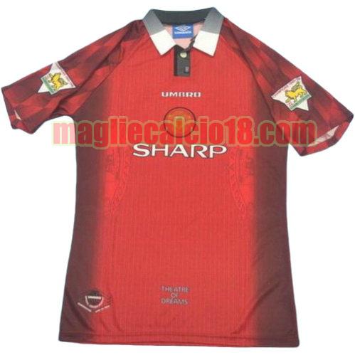 maglia manchester united pl 1996 prima divisa manica corta