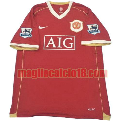 maglia manchester united pl 2005-2006 prima divisa manica corta