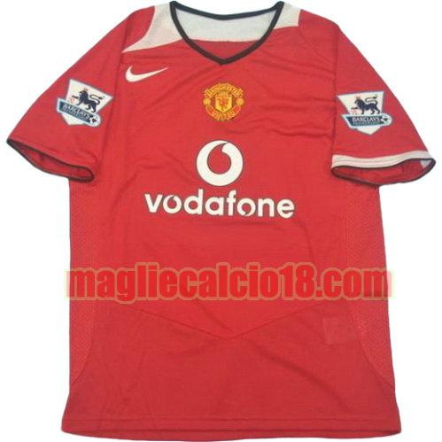 maglia manchester united pl 2006-2007 prima divisa manica corta
