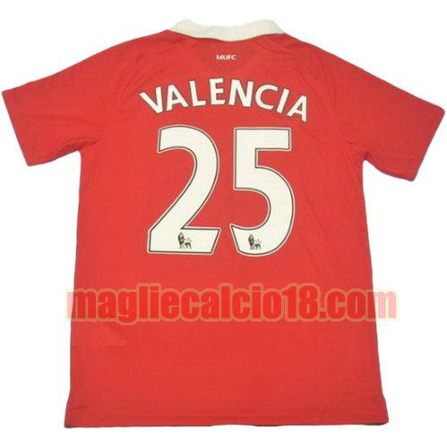 maglia manchester united pl 2010-2011 prima divisa valencia 25